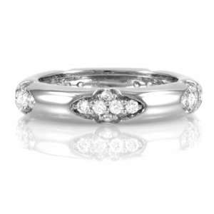  Cardens CZ Cubic Zirconia Stackable Ring   Silver 