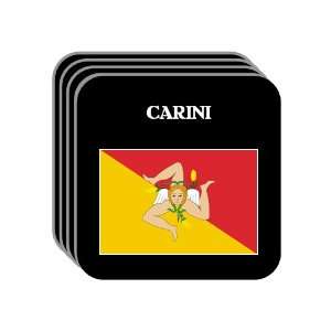   Region, Sicily (Sicilia)   CARINI Set of 4 Mini Mousepad Coasters