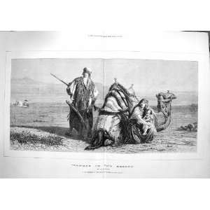    1871 Danger Desert Camel Family Carl Haag Fine Art