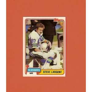  Steve Largent 1981 Topps Football (Seattle Seahawks 