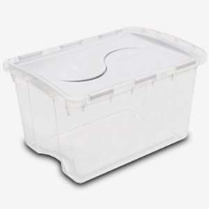    48 Quart Hinged Lid Storage Box by Sterilite