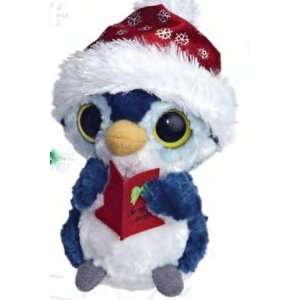   Plush Christmas Yoohoo Caroler Blue Penguin Musical 
