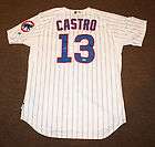 2012 Starlin Castro Game Used Jersey Chicago Cubs MLB Authenticated 