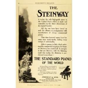  Ad Steinway Piano Miniature Grand Ebonized Case Musical Instrument 