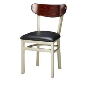  Regal 511 Steel Frame Moon Wood Back Chair Everything 