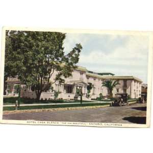  1917 Vintage Postcard Hotel Casa Blanca   Ontario 