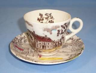 Cup & Saucer   Dickens Coaching Stages by Grindley  