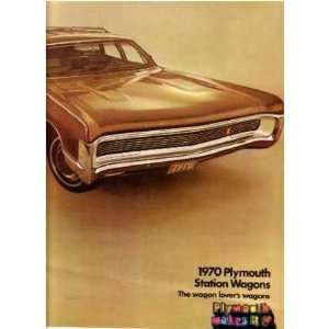  1970 PLYMOUTH STATION WAGON Sales Brochure Book 
