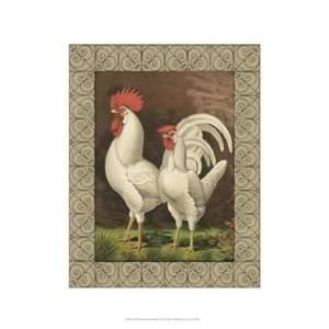  Cassells Roosters with Border VI   Poster by Cassell 
