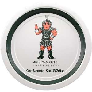  NCAA Michigan State Spartans 10 Pack Dinner Plates Sports 