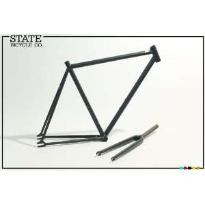 State Bicycle Co.   Matte Asphalt   Frame and Fork Set 49 cm  