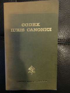 CODEX IURIS CANONICI 1983 Softcover Excellent Condition  