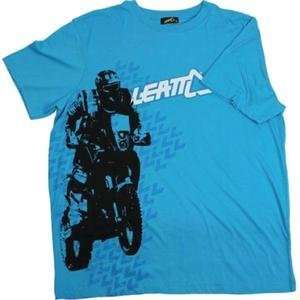  Leatt Cyril Despres T Shirt   Large/Blue Automotive