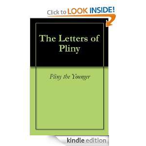The Letters of Pliny Pliny the Younger  Kindle Store
