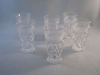 Flat Juice Glasses Imperial CAPE COD Clear  