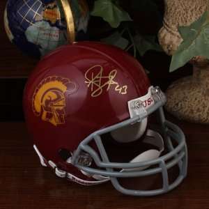   USC Trojans #43 Troy Polamalu Autographed Mini Helmet