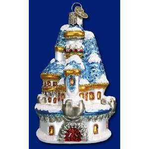   Family Old World Christmas glass Castle ornament 4