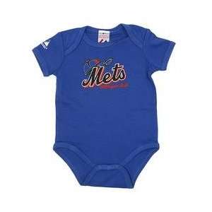  New York Mets Newborn Fan Club Creeper by Majestic 
