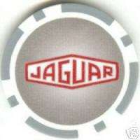 pc JAGUAR auto logo poker chips sample set #134  