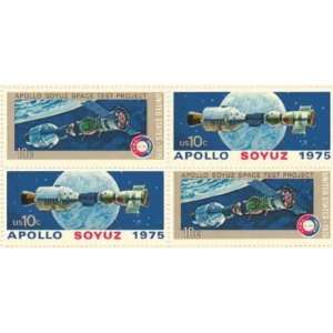   Soyuz Space Test Set of 4 x 10 Cent US Postage Stamps NEW Scot 1569 70