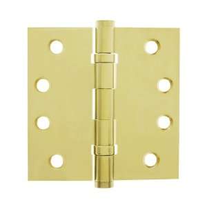   Ball Bearing Door Hinge With Button Tips in PVD.