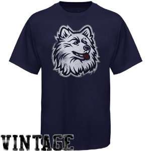 Uconn Husky T Shirt  My U Connecticut Huskies (Uconn) Vintage Logo T 