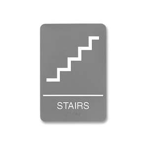  U.S. Stamp & Sign ADA Plastic Stairs Sign