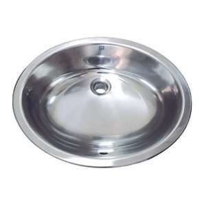 Decolav Simply Stainless Steel Lavatory Sink 1300 B Brushed Stainless