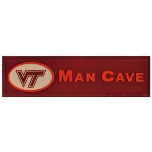    Virginia Tech VT Hokies Man Cave Wooden Bar Sign