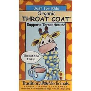 Traditional Medicinals Throat Coat for Kids, Organic   18 ct. (Pack of 