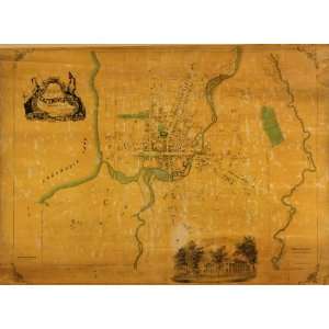  New York  Henry Hart Map of Cazenovia, Madison Co. NY 