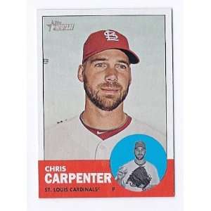  2012 Topps Heritage #415 Chris Carpenter St. Louis 