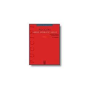  Puccini Three Operatic Arias (0674398215195) Books