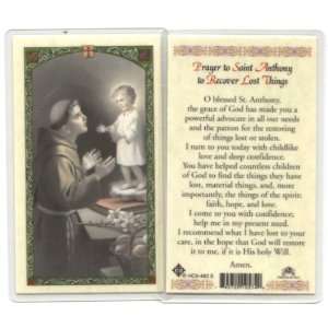  St. Anthony   Prayer to Recover Lost Things Holy Card (HC9 