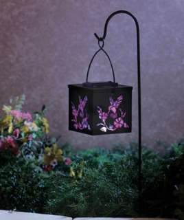   Hummingbird Color Changing Lantern Light Outdoor Lighting Decor  