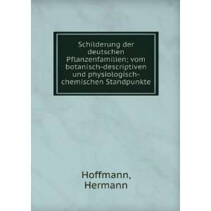   und physiologisch chemischen Standpunkte Hermann Hoffmann Books
