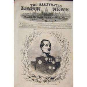  Portrait St Arnaud Allied Armies Military Print 1854