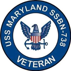  US Navy USS Maryland SSBN 738 Ship Veteran Decal Sticker 3 