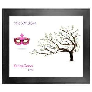  Quinceanera Guest Book Tree # 3 Mask 20x24 For 50 100 