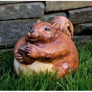  Portly, Portly Squirrel, Lg, painted Patio, Lawn & Garden