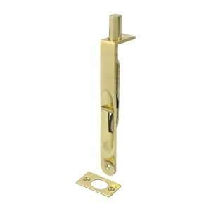  Deltana 6FBR US3 Polished Brass 6 Flush Bolt Round