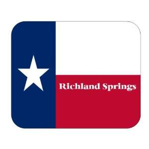   State Flag   Richland Springs, Texas (TX) Mouse Pad 