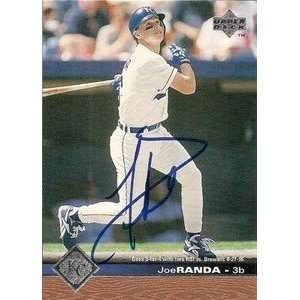 Joe Randa Signed Kansas City Royals 1997 UD Card  Sports 