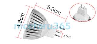 3W 12V MR16 Power Warm LED Spot Light Bulb Studio Home  