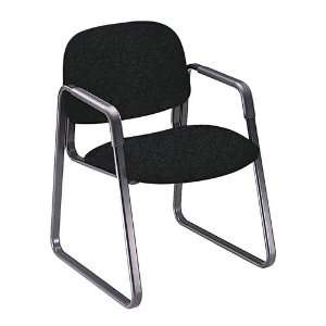    HON   Solutions Seating Sled Base Guest Chair, Olefin, Black 