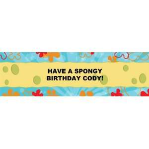  Spongy Personalized Banner Standard 18 x 61 Health 