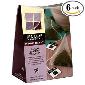 Tea Leaf Trading Company Assam English Breakfast Tea, 10 Count 