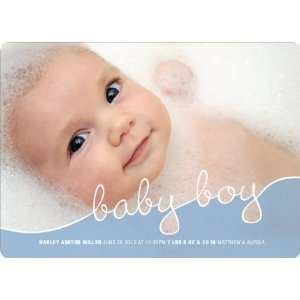  Splish Splash Boy Announcements Baby