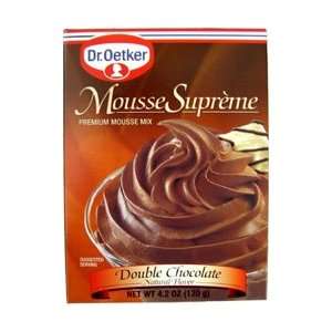 Oetker Double Chocolate Mousse 4.2 oz Grocery & Gourmet Food