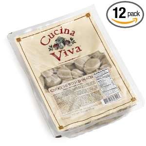 Cucina Viva Gnocchi with Spinach, 17.5 Ounce Packages (Pack of 12 